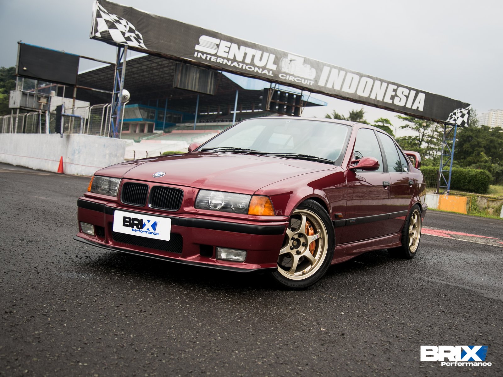 BMW E36 with BRIX Performance Competition Series, header image for featured article.