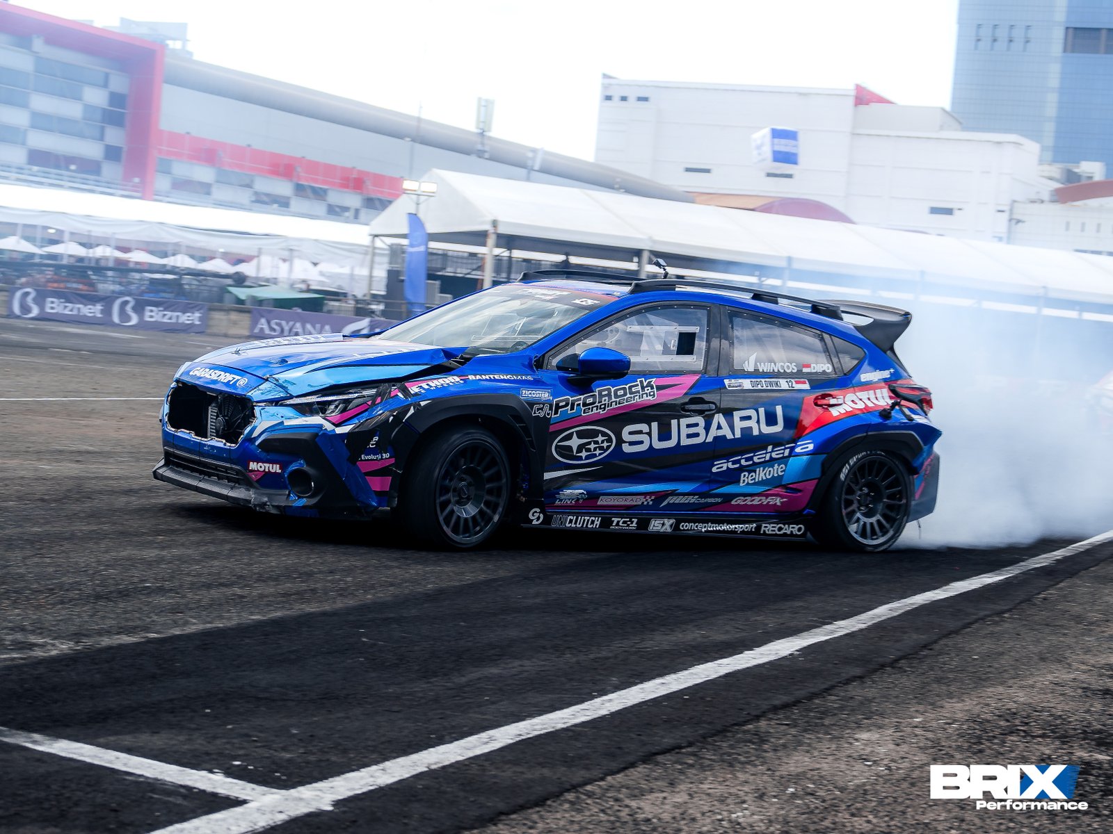 Subaru Crosstrek equipped with Street Series at Southeast Asia Drift Series.